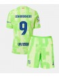 Barcelona Robert Lewandowski #9 Ausweichtrikot für Kinder 2024-25 Kurzarm (+ Kurze Hosen)